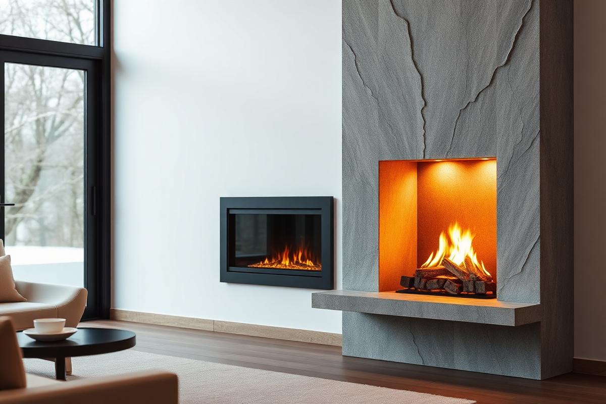 Chimeneas decorativas modernas